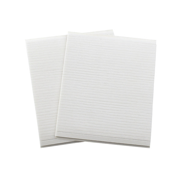 3D Foam Strips White 0.125 x 4.0 x 0.08in (2mm = 1/16" in height)