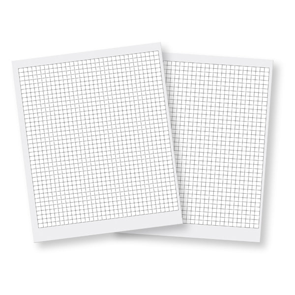 3D Foam Squares Micro White 0.12 x 0.12 x 0.08in each square
