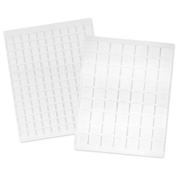 3D Foam Squares - White Mix