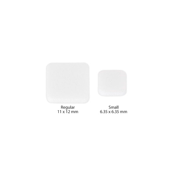 3D Foam Squares - White Mix