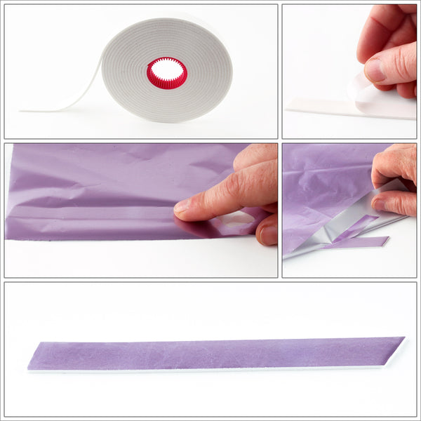 Crafty Foam Tape White 13ft / 4m length, 2mm (1/16") height