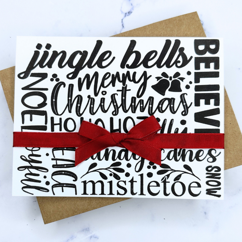 37038 Christmas Background Mash Up - 5x8 Stamp Set