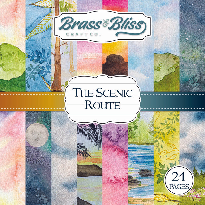 2018 The Scenic Route- 6x6 Paper Pad by Melinda Stearns