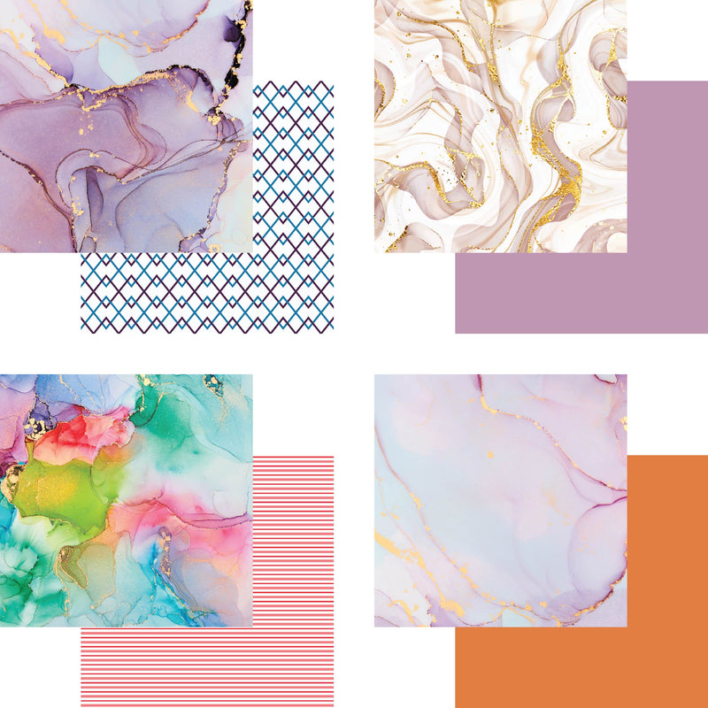 2204 Marbled Perfection - 6x6 Paper Pad
