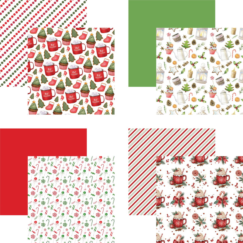 2302 Cupcakes, Cocoa & Candy Canes 6x6 Paper Pad