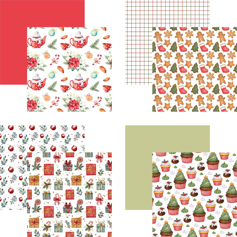 2302 Cupcakes, Cocoa & Candy Canes 6x6 Paper Pad