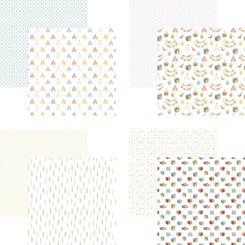 2401 Funfetti Confetti 6x6 Paper Pad
