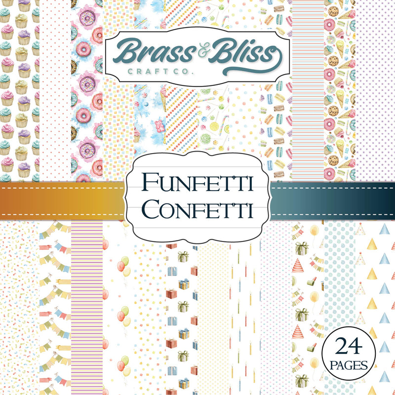 2401 Funfetti Confetti 6x6 Paper Pad