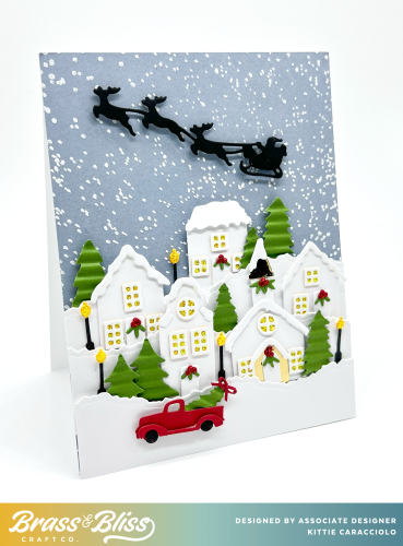 5722-02D Winter Town Accessories Die