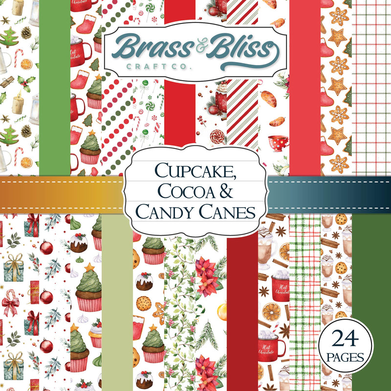 2302 Cupcakes, Cocoa & Candy Canes 6x6 Paper Pad