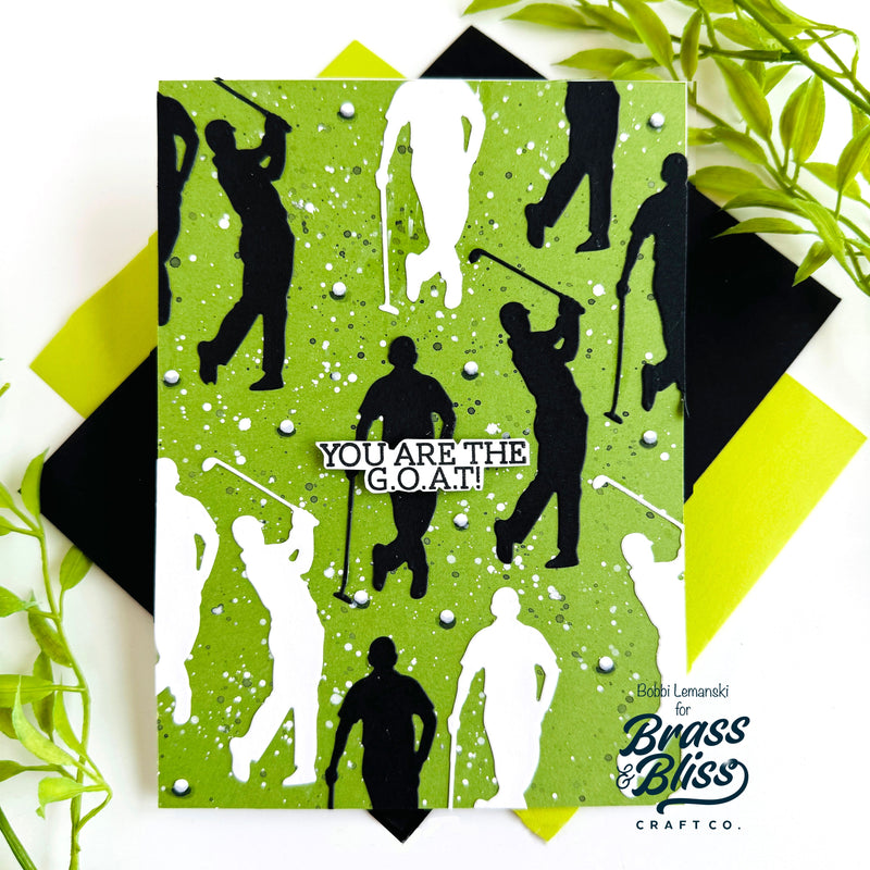 5815-01D Silhouette Golfers Die