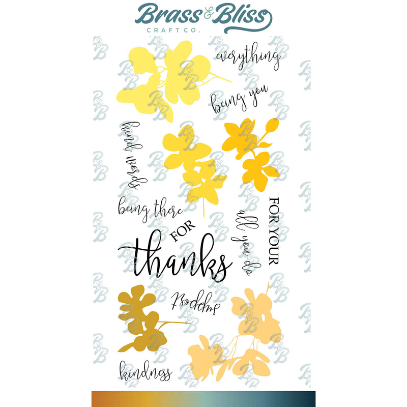 RN 3301 Spring Meadows - 4x8 Stamp
