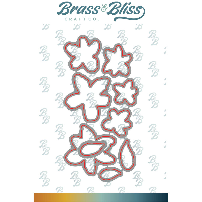 RN 3312D Bloomin Vine Layered Floral Coordinating Die