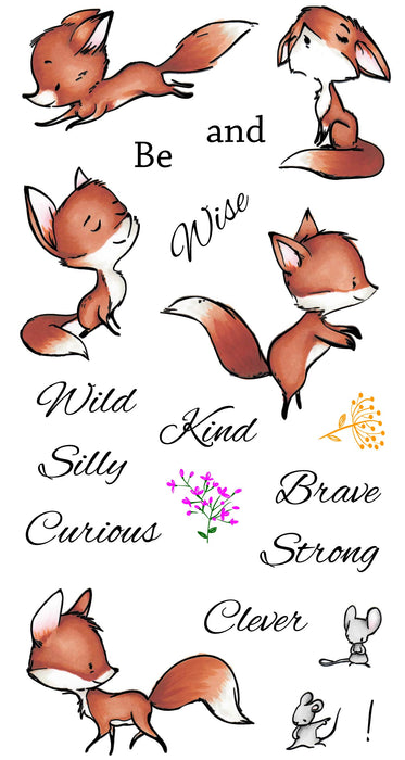 RN 3401 Be Wild - 4x8 Stamp Set