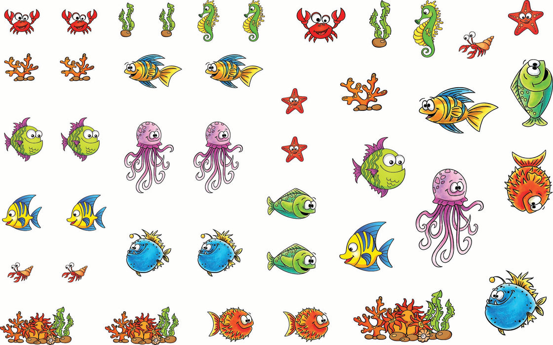 3415-37017E Under the Sea - Colored Die Cut Pieces