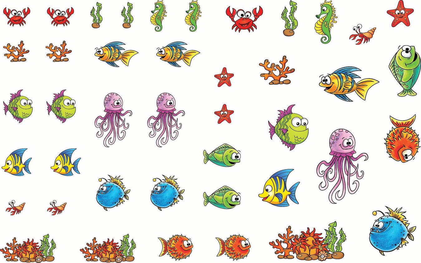 Colored Die Cut Pieces