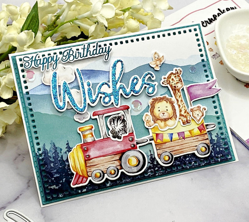 2014 Animal Train Slimline Paper Pad