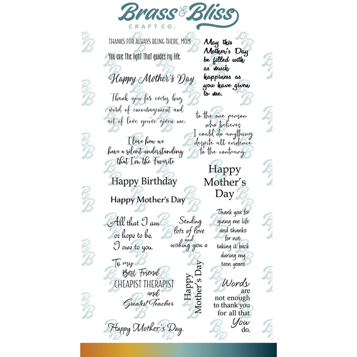 3417 Mother's Day - 4x8 Stamp Set