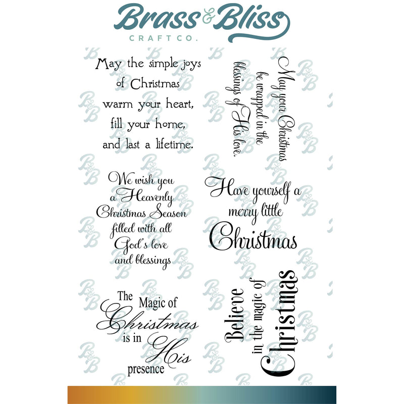 3426 Christmas Joy - 4x6 Stamp Set
