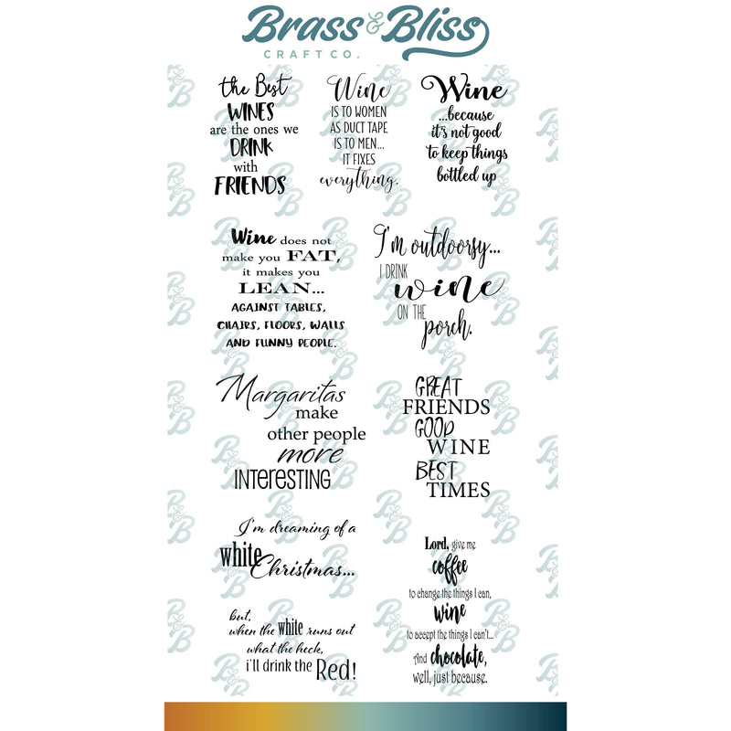 3428 Cheers - 4x8 Stamp Set