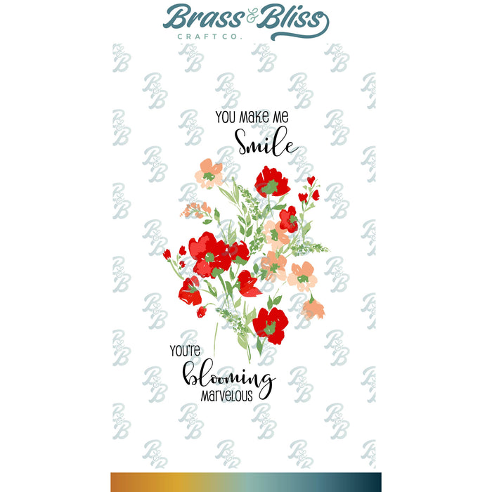 3453 Amazing Blooms - 4x8 Stamp Set