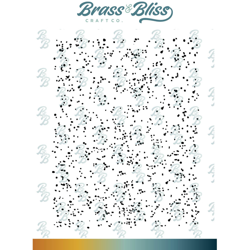 3461 Splatter Background - 4.75x5.75 Stamp