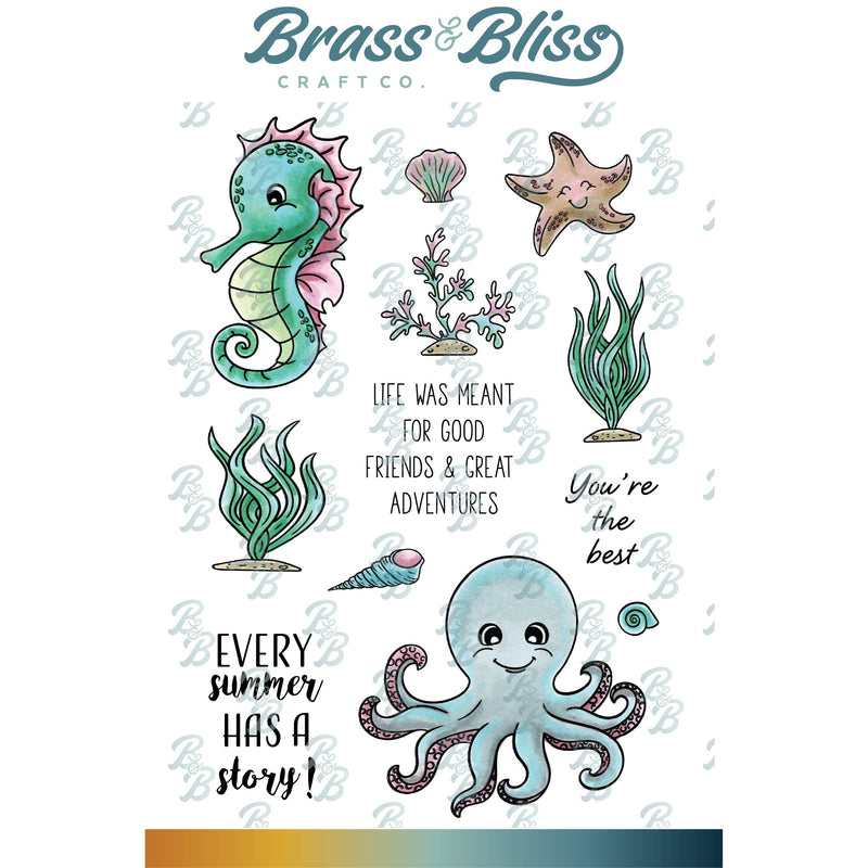 RN 3495-06 Every Summer - 4x6 Stamp Set