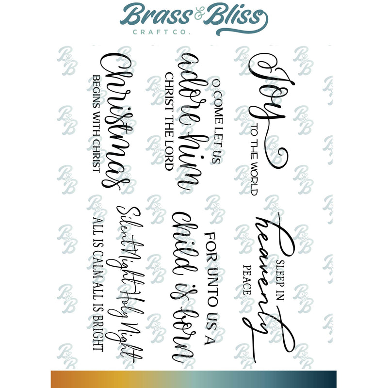 RN 35019 Reason for the season - 4x6 Stamp Set