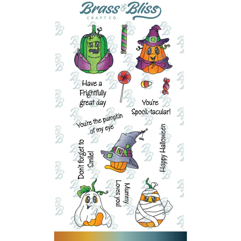 RN 35032 Pumpkin Dress Up - 4x8 Stamp Set