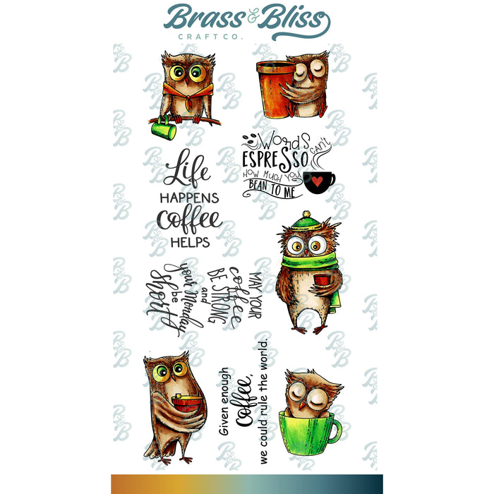 35039 Words Can't Espresso - 4x8 Stamp Set