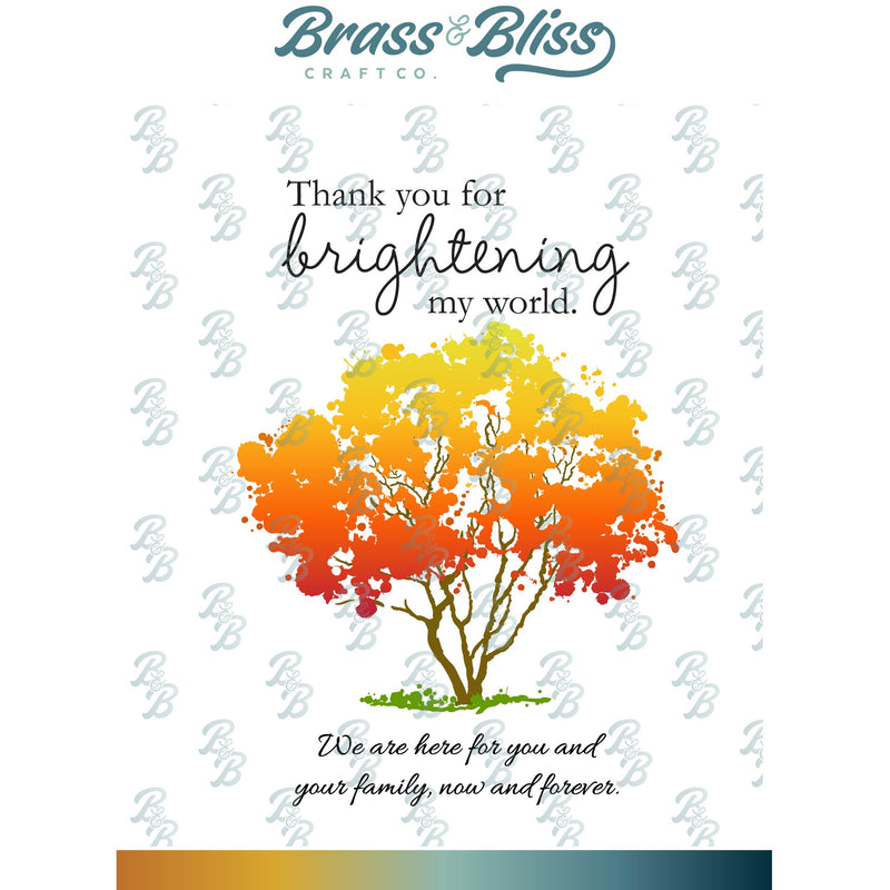 35045 Watercolor Spring Tree - 4x6 Stamp Set