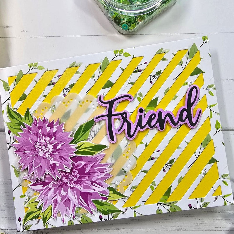 RN 2017/3316D Delightful Dahlia Paper Pad Coordinating Die