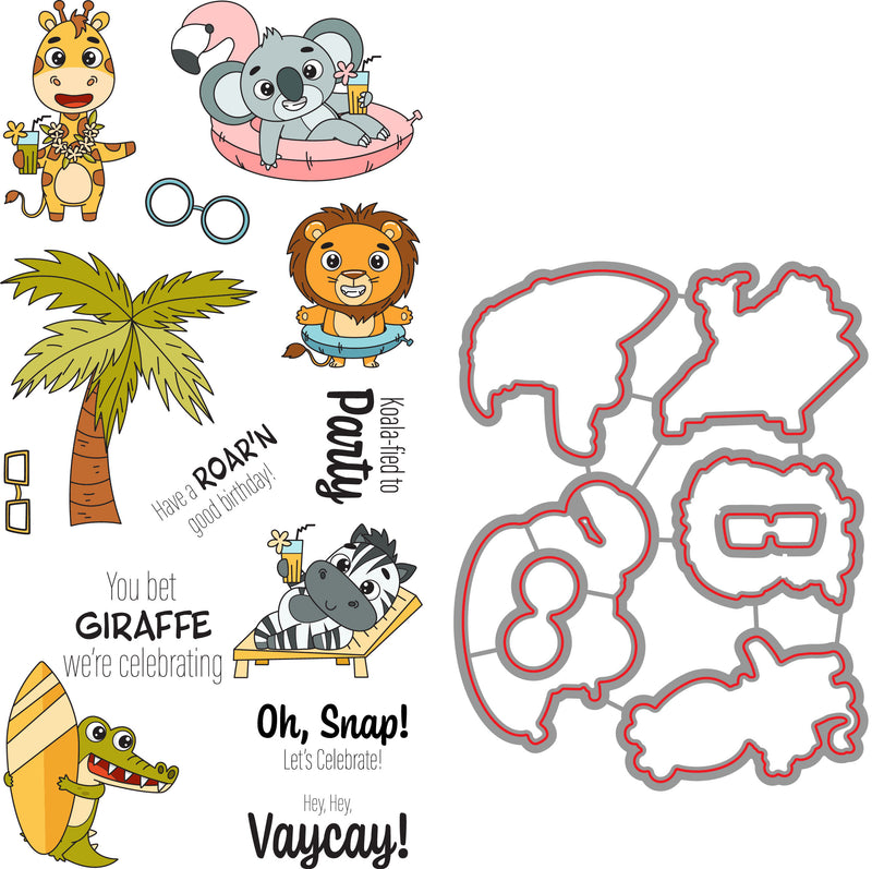 RN 35058 Summertime Animals -Stamp and Die Bundle