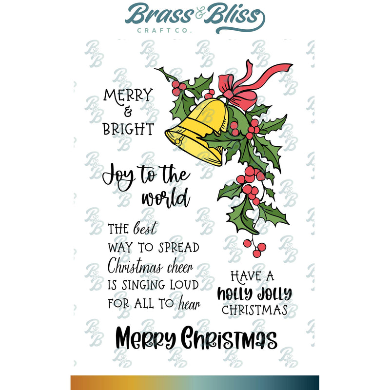 RN 36011 Bells and Garland - 4x6 Stamp Set