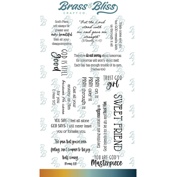 36016 Faith and Scripture #4 - 4x8 Stamp Set