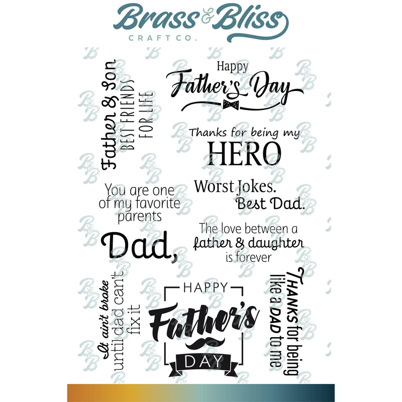 36037 Father's Day - 4x6 Stamp Set