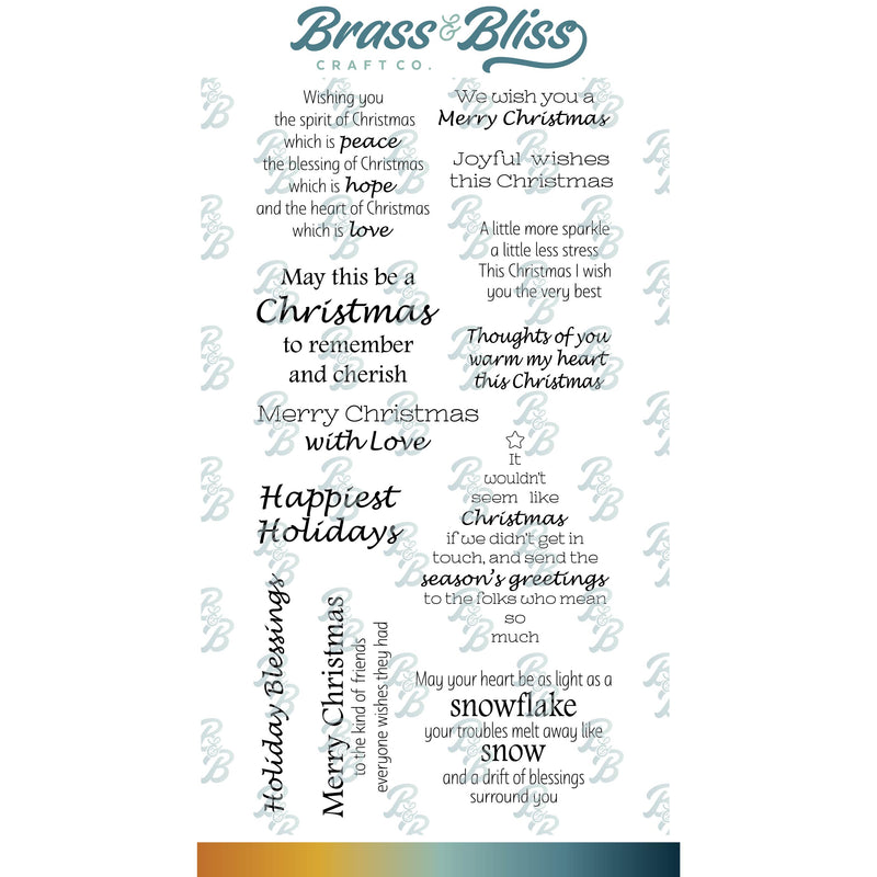 36046 This Christmas Set - 4x8 Clear Stamp Set