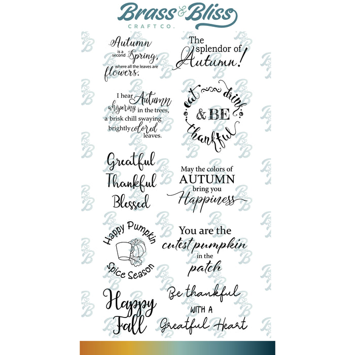 36064 Autumn Splendor - 4x8 Stamp set