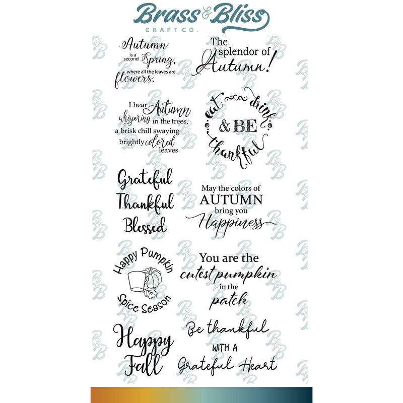 36064 Autumn Splendor - 4x8 Stamp set