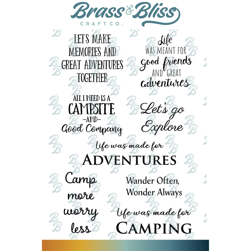 37028 The Great Outdoors - 4x6 Stamp Set