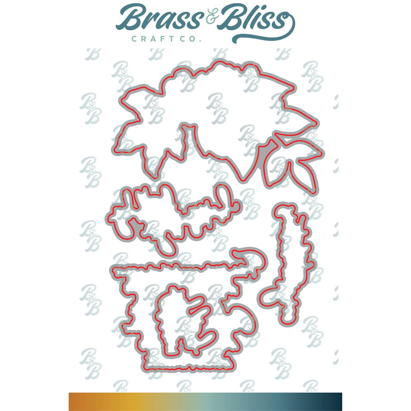38005D Birthday Wishes & Blooms Coordinating Dies