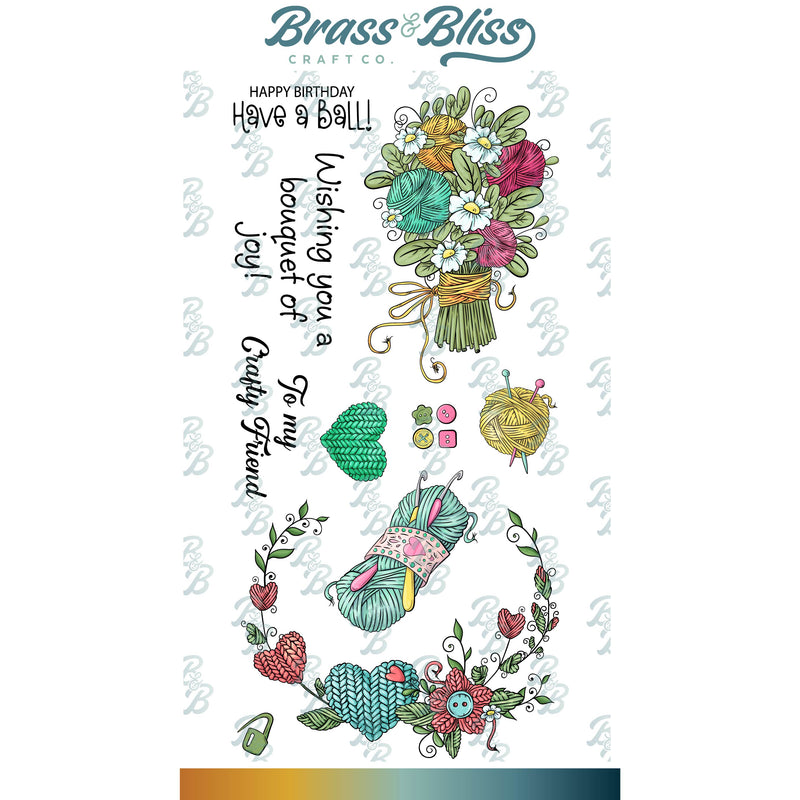 38007 Loops of Love - 4x8 Clear Stamp Set