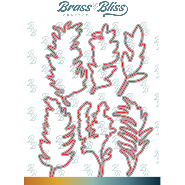 38008D Spring Greenery Coordinating Dies