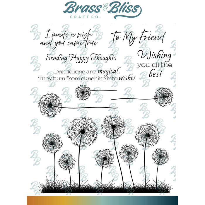 38011 Make a Wish - 5x6 Clear Stamp Set