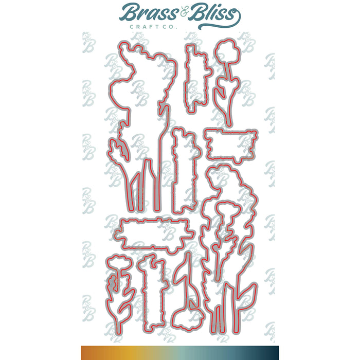 38018D A Day Full of Blooms Coordinating Dies