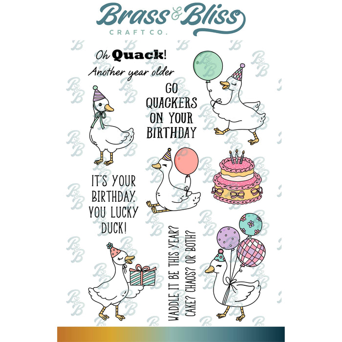 38019 Lucky Duck - 4x6 Clear Stamp Set