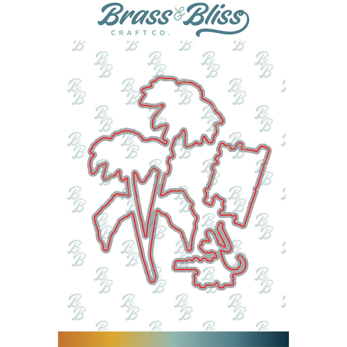 38023D Layered Echinacea Coordinating Dies