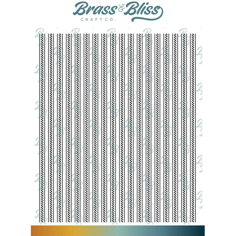 38025 Vertical Ticking Background - 5x6 Clear Stamp