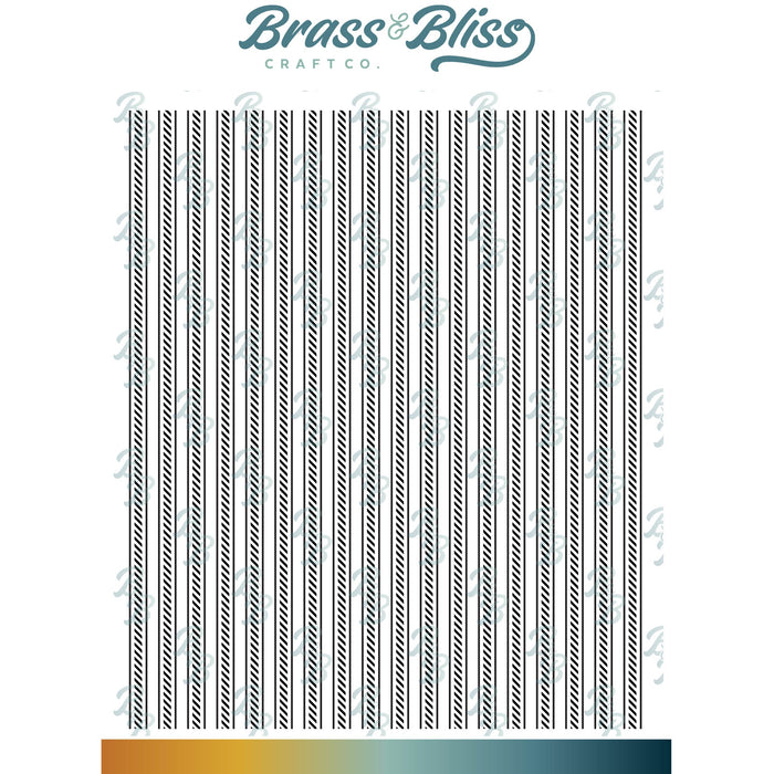 38025 Vertical Ticking Background - 5x6 Clear Stamp