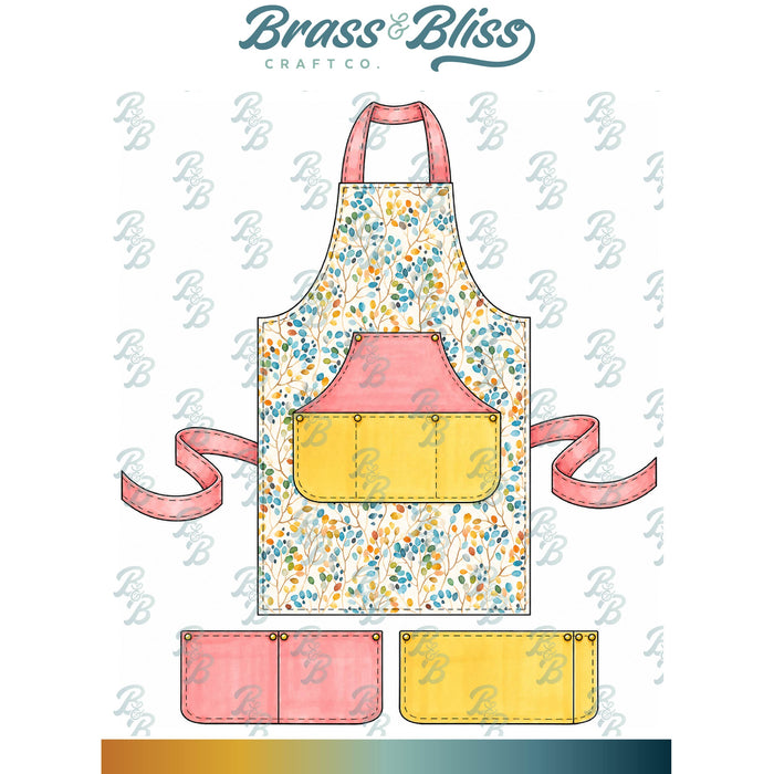 38027 Spring Apron - 5x6 Stamp Set